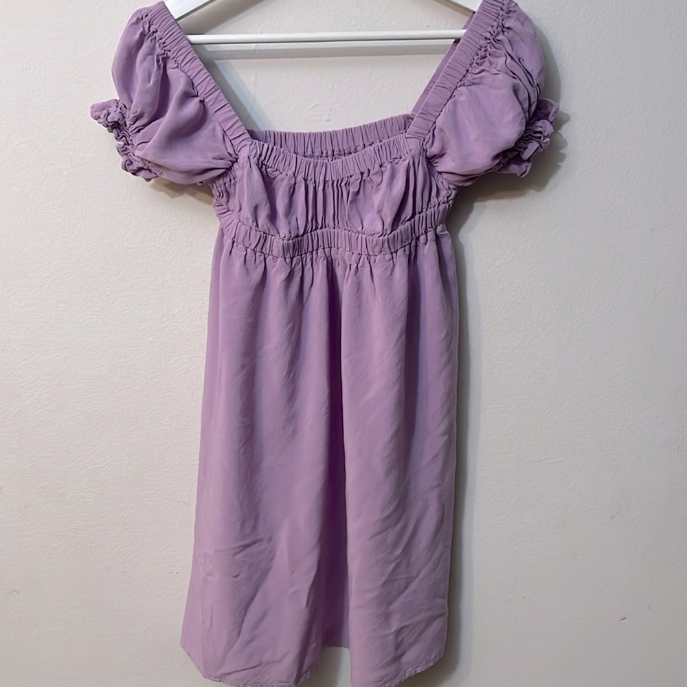 Purple mini dress no brand